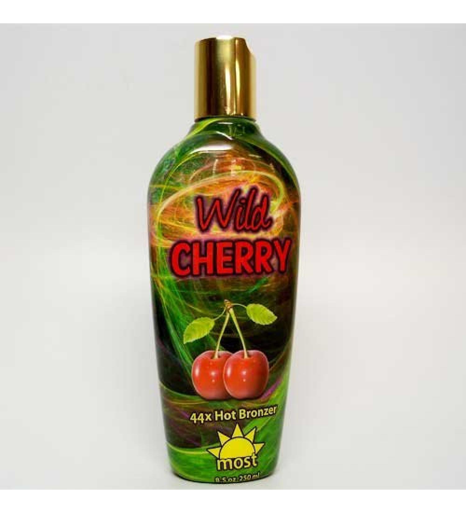 Most WILD CHERRY 44x Hot Bronzer Tanning Lotion 8.5 oz.