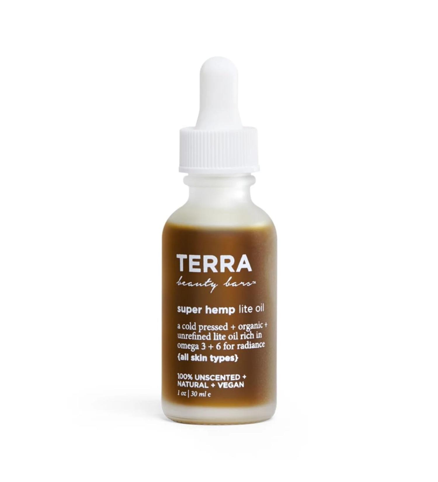 Terra Beauty Super Hemp Lite Facial Oil - Nourishing & Hydrating Face Oil for All Skin Types | International Shipping Available - Buy Online on GoSupps.com