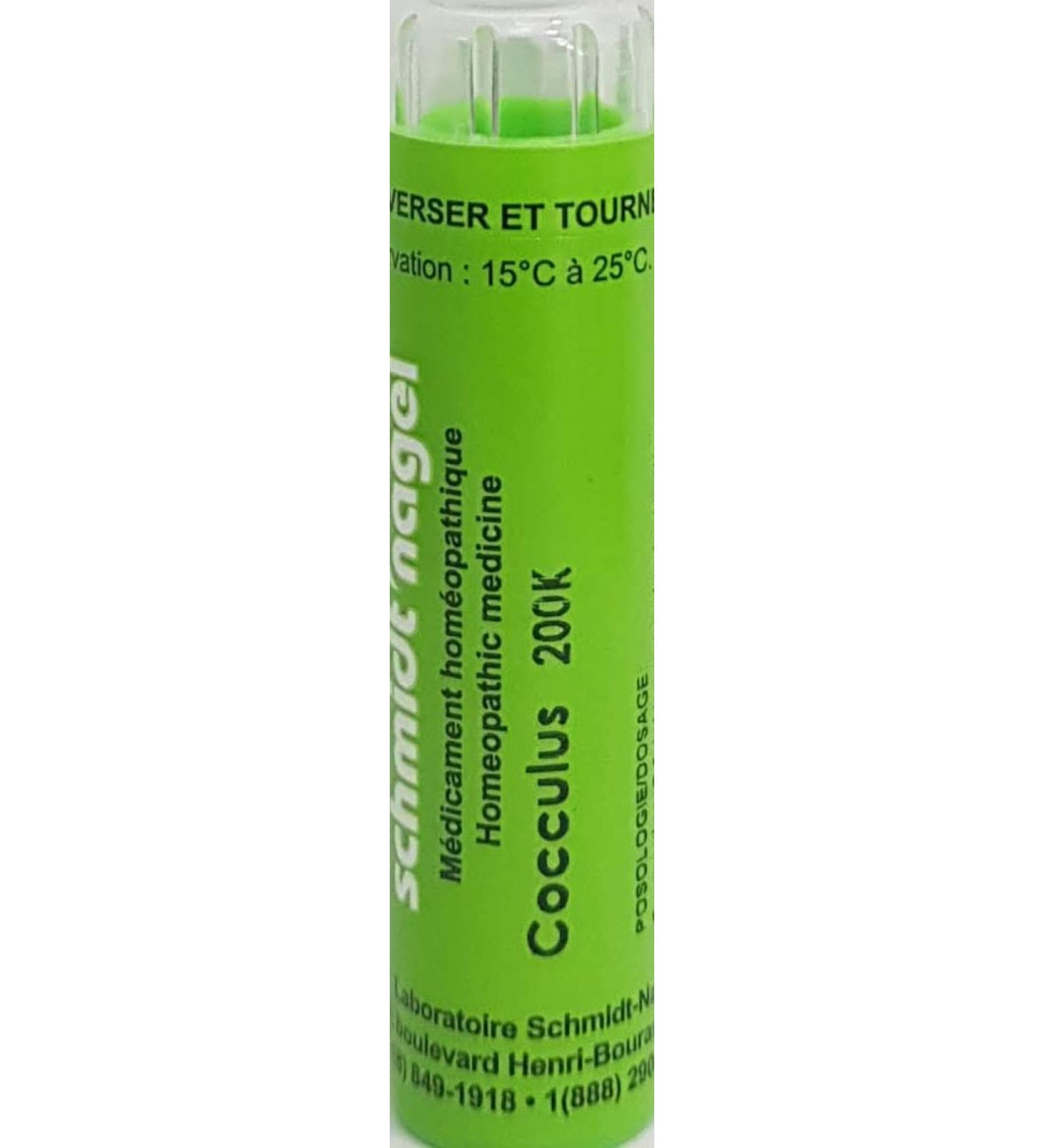 Cocculus 200K Homeopathy Medicine Schmidt-Nagel Canada (Homeodel) 90 pellets/granules - Buy Online on GoSupps.com