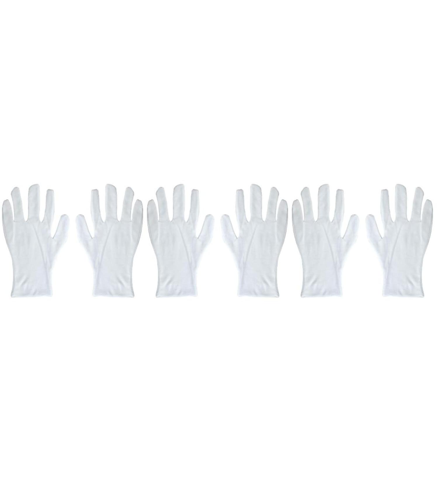 Healeved 18 Pairs White Work Gloves Cotton Gloves Cotton Work Gloves Factory Gloves Lengthen White Gloves - Buy Online on GoSupps.com