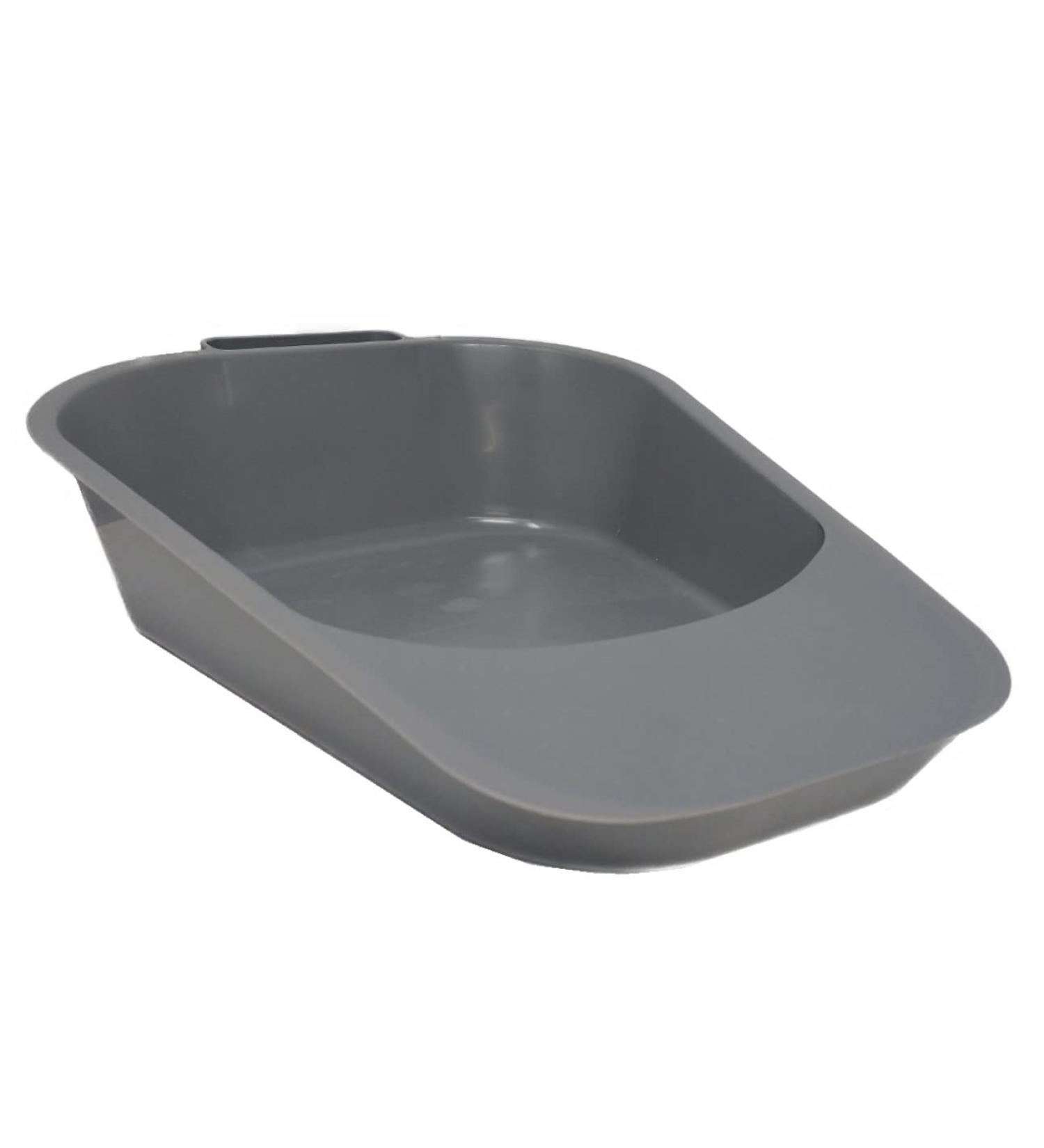 Fracture Bedpan - Portable Easy Clean Plastic Bed Pan - Female Urinal with Built-in Handle for Easier Placement and Removal and Spill-Free Guard for Bed-Bound/Bedridden Patient for Women and Men 1 - Buy Online on GoSupps.com