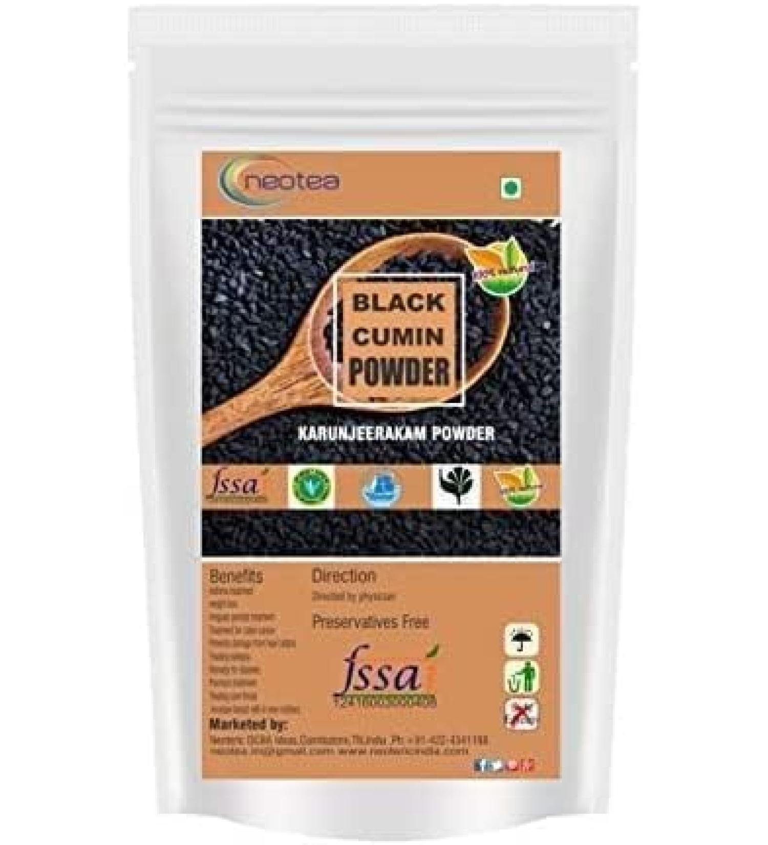 QURA Karunjeeragam/Black Cummins/Kala Jeera Powder 300 g