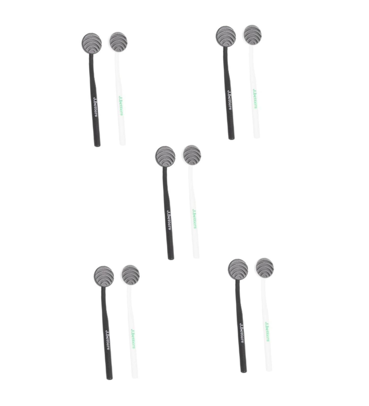 Gleavi 10-Piece Household Cleaner Set - Tongue Scraping Schaber & Soft Bad Brush with Scrubbing Silicone - Multi-Color Cleaning Tools for Adults (18.5x3.5cm) - Buy Online on GoSupps.com