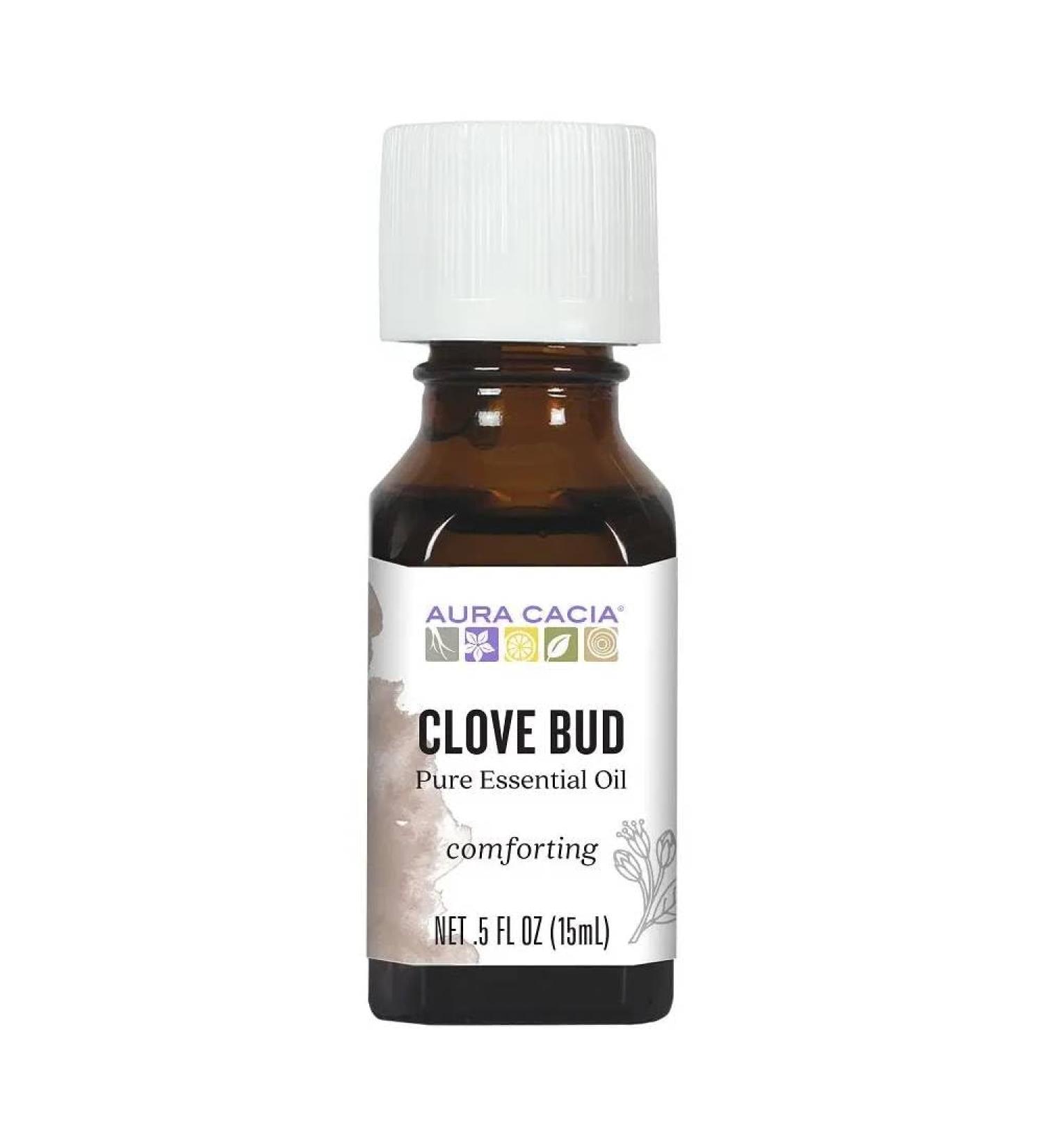 Buy Aura Cacia Clove Bud Oil 15ml - Premium Essential Oil for Aromatherapy & Wellness - International Shipping Available - Buy Online on GoSupps.com