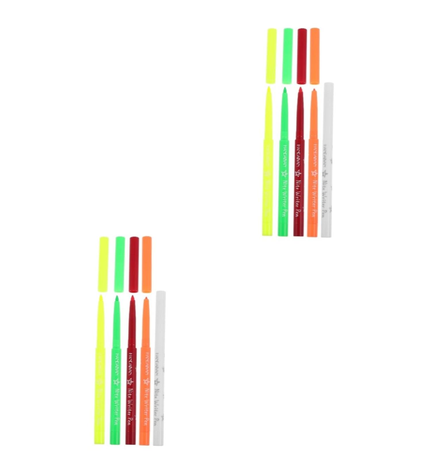 FOMIYES 10 Pcs Halloween Paint Pen Fluorescence Eyeliner Fluorescence Liner Eyeliner Pen Eye Liner Plastic 12.00X0.80X0.80CMx2pcs Assorted Colorx2pcs - Buy Online on GoSupps.com