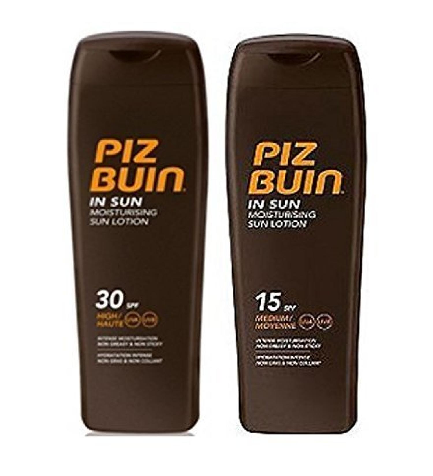 Piz Buin IN Sun Lotion Spf15 and SPF 30-200 ml Each