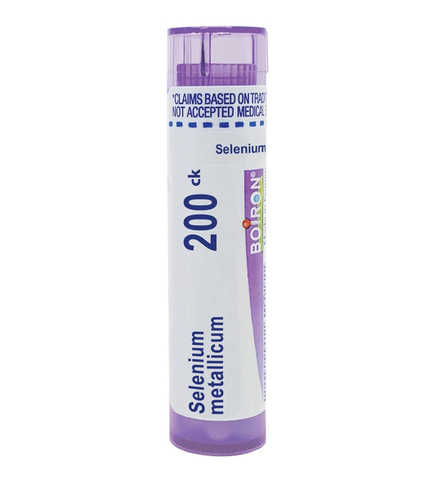 Boiron Selenium Metallicum 200Ck for Juvenile Acne with Blackheads - 80 Pellets - Buy Online on GoSupps.com