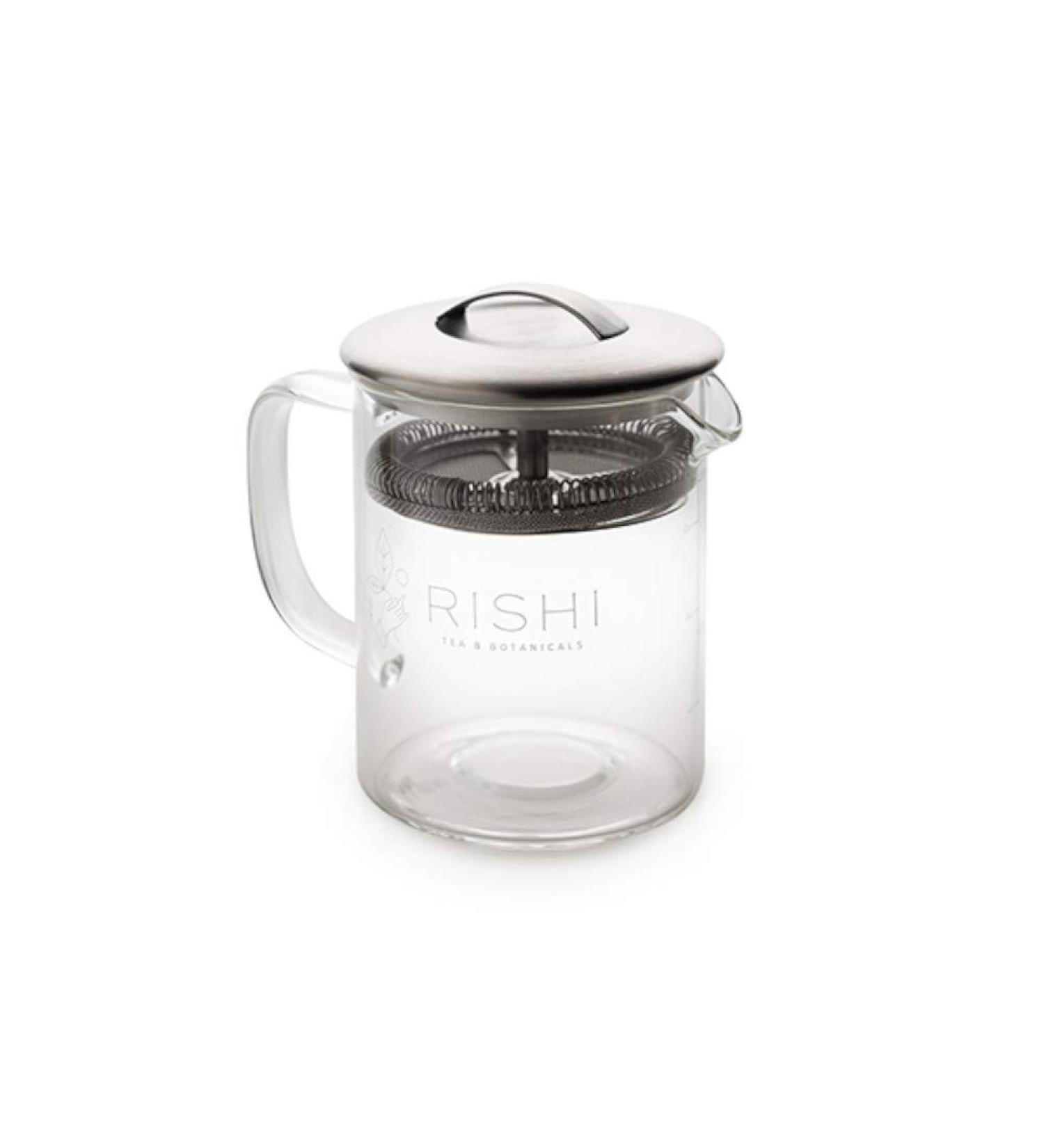 Rishi Tea Simple Brew Loose Leaf Teapot - 13.5 fl oz (400 ml) for Perfect Tea Brewing - Buy Online on GoSupps.com