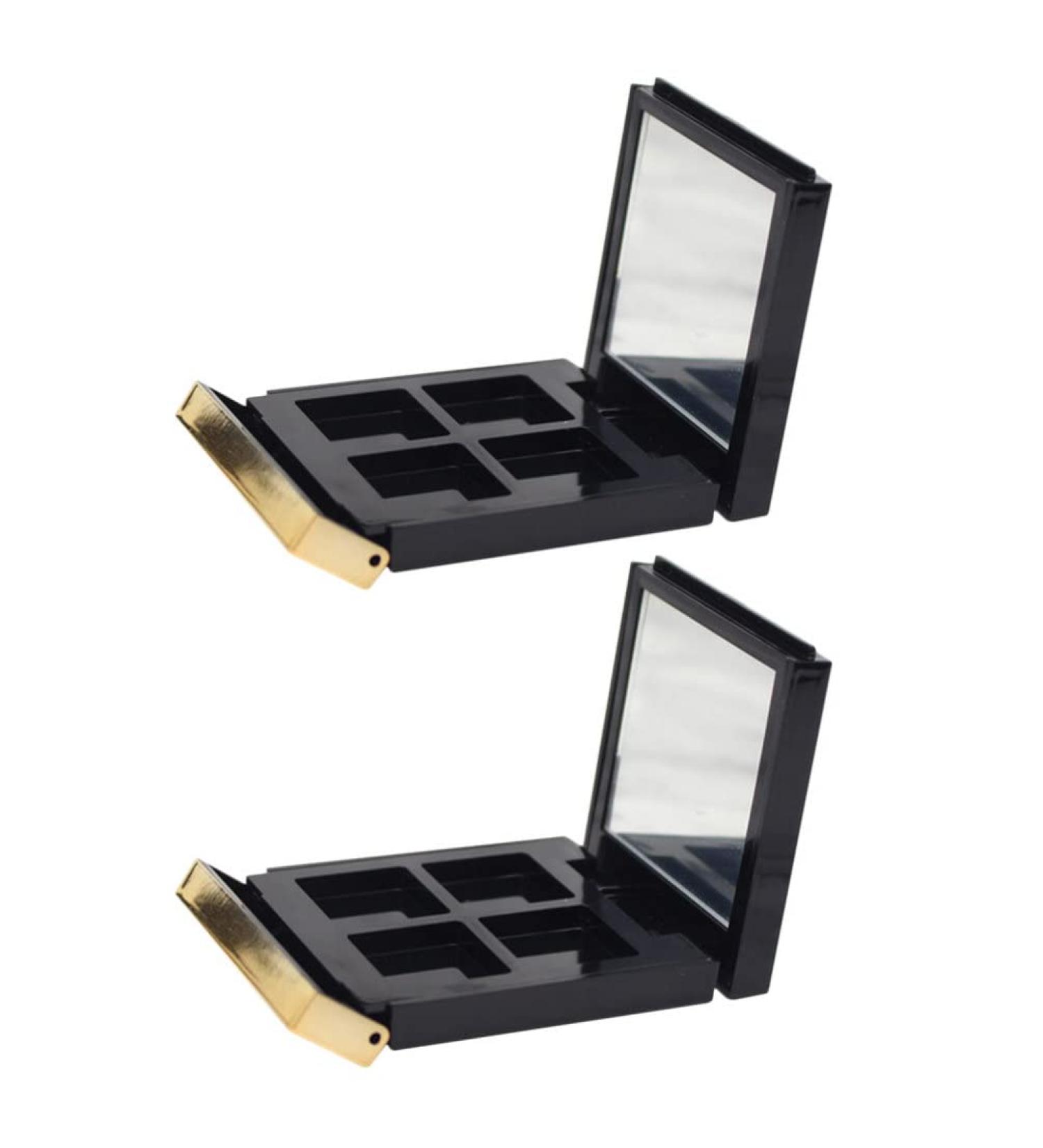 Beaupretty 2pcs Eye Shadow Box Waterproof Eye Make up Pallet Clear Blush Diy Plastic Travel Phnom Penh Filling - Buy Online on GoSupps.com