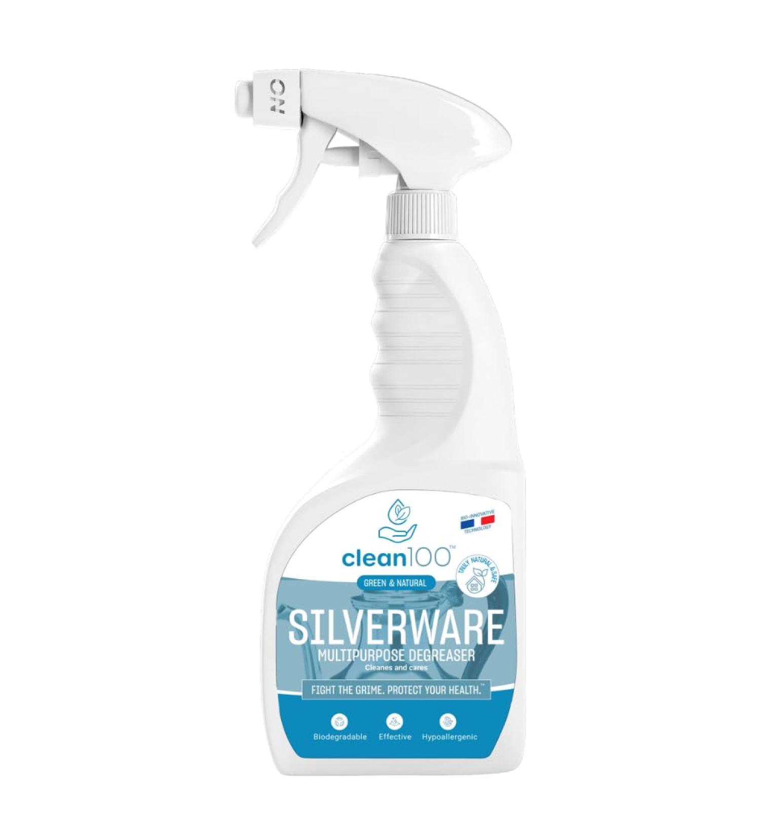 Special Liquid Cleaner for Copper Silver & Stainless Steel - 750ml | 100% Natural Ecological Hypoallergenic Metal Degreaser Spray - Buy Online on GoSupps.com