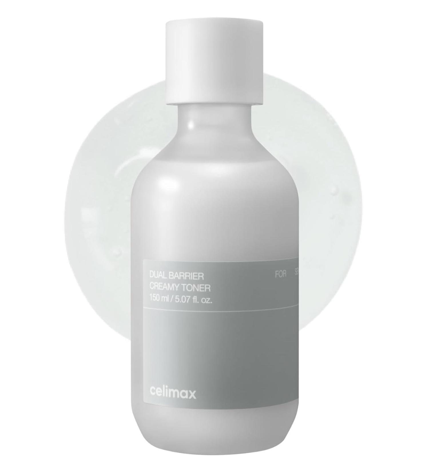 Celimax Dual Barrier Creamy Toner | Hydrating & Soothing Toner with Ceramides & Peptides | Oil & Alcohol Free | 150ml - International Shipping Available - Buy Online on GoSupps.com
