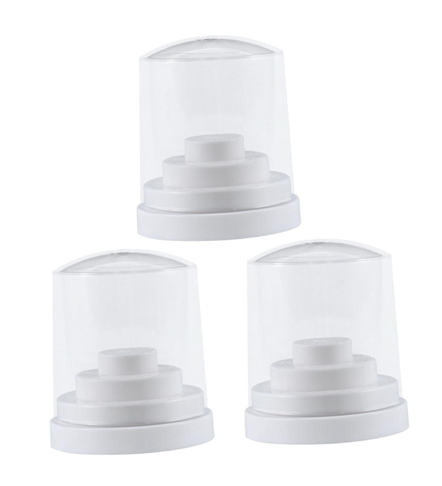 POPETPOP 3 Pcs 48 Nail Grinding Head Nail Drill Bits Holder Nail Bit Organizer Nail Bit Holder Case Nail Drill Bit Container Nail Display Stand Nail Drill Bits Stand Manicure White Written Size 1x3pcs Whitex3pcs - Buy Online on GoSupps.com