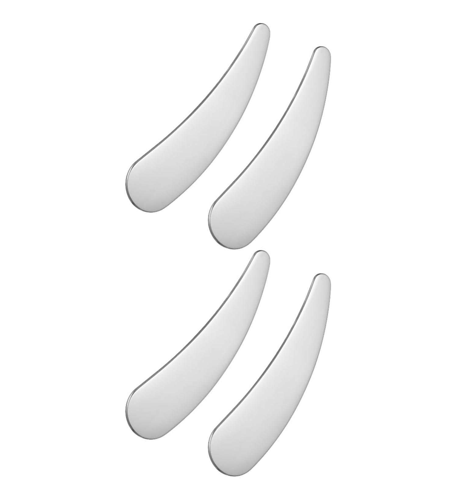 NOLITOY 4 Pcs Cosmetic Spatula Eye Cream Spatula Skincare Spatula Make up Spatula Tool Mini Spatula Cosmetics Spatula Beauty Scoop Lip Balm Spatula Makeup Scoop Spatula Makeup Spatula 1 g (Pack of 1) As Shownx2pcs - Buy Online on GoSupps.com