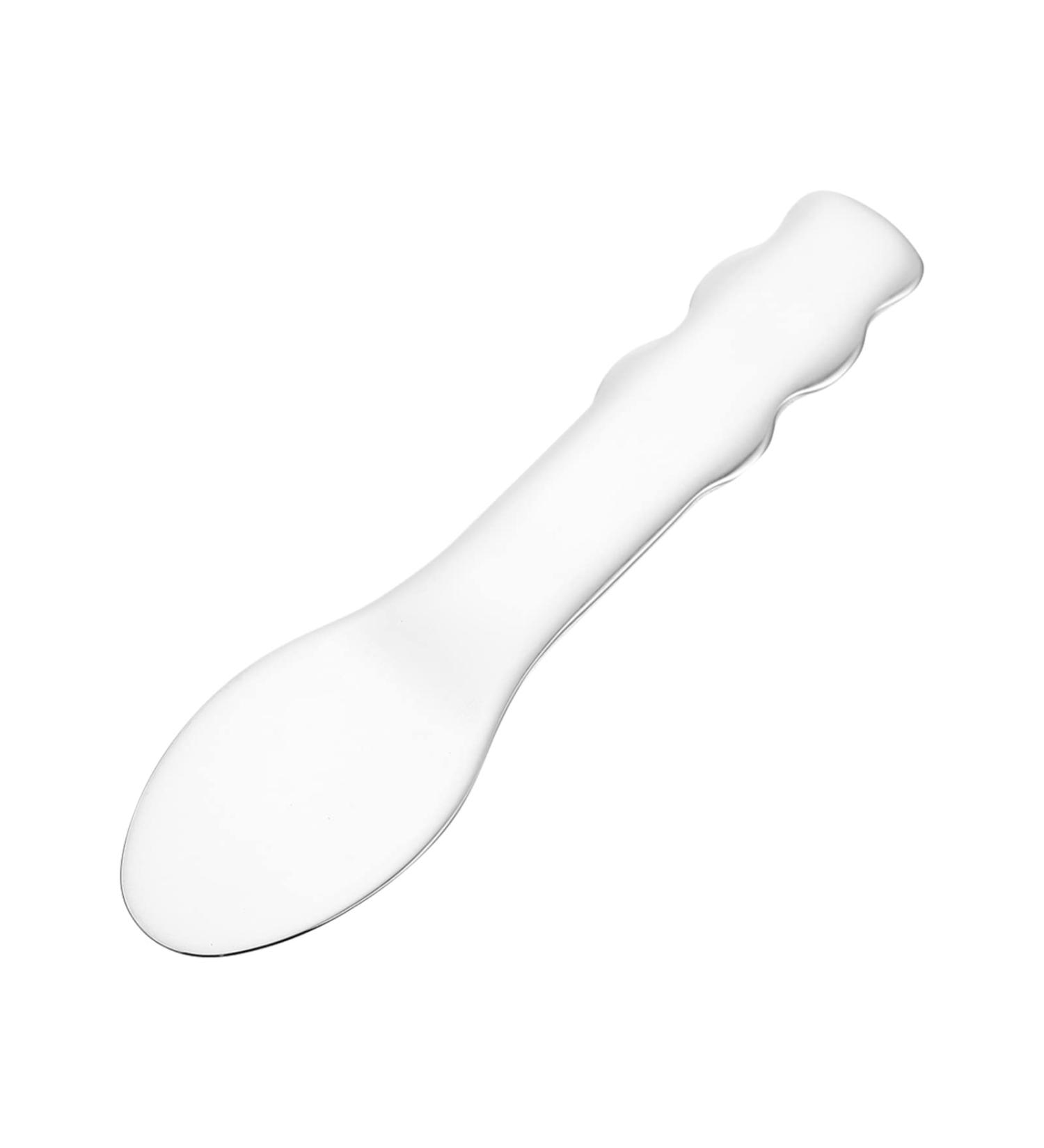 Buy Stainless Steel Ointment Spoon - Ideal for Skin Care Face Creams & Eye Masks | Durable Makeup Scoop & Spatula for Optimal Application - Buy Online on GoSupps.com