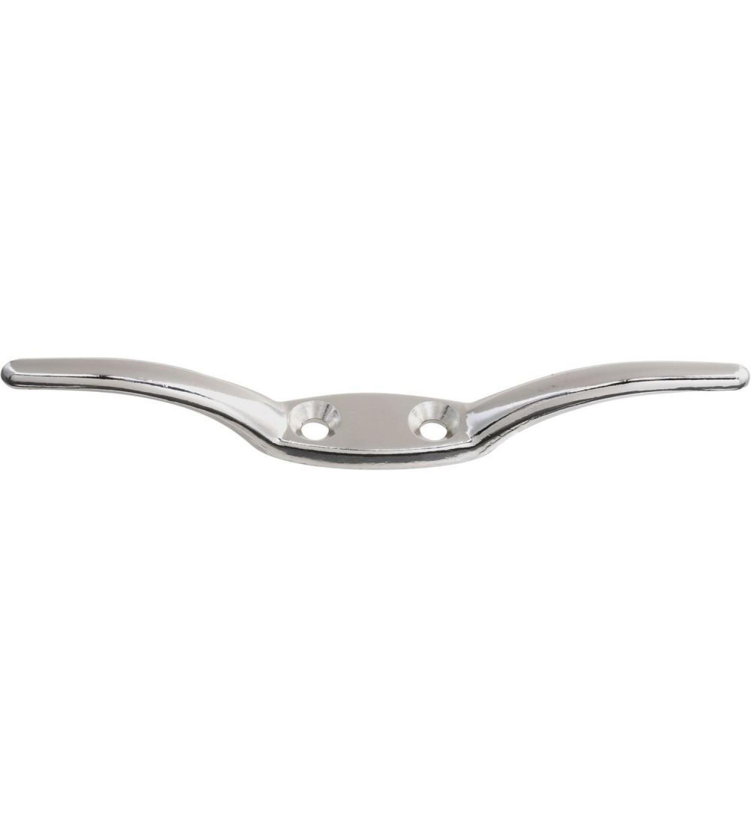 National Hardware N223-347 3200BC Rope Cleat in Nickel 6 Inch 6 Inch Updated Packaging - Buy Online on GoSupps.com