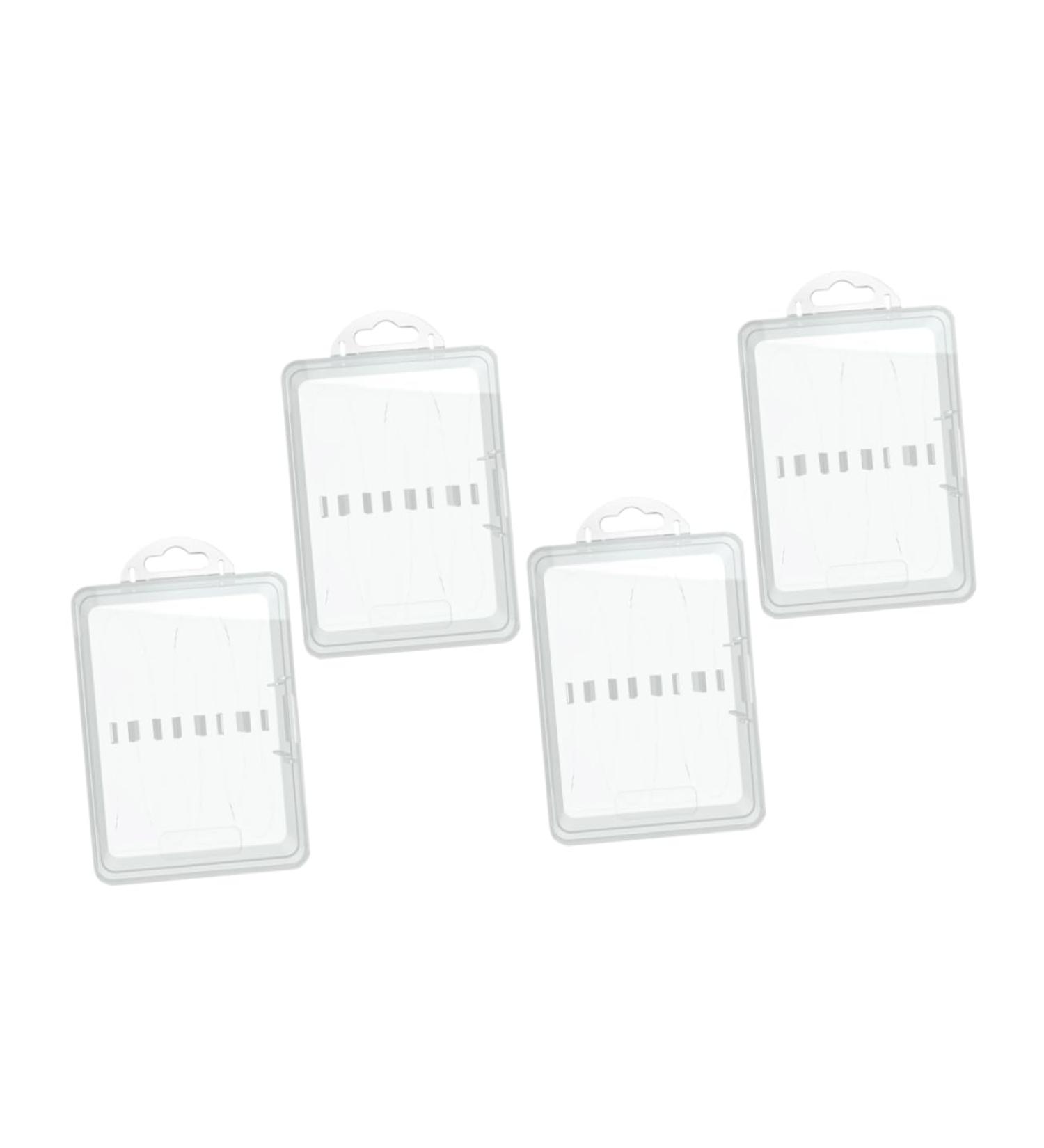 Gatuida Portable Toothbrush Head Travel Case - 4-Pack Electric Toothbrush Holder & Storage Basket - Durable PP Storage Boxes - Buy Online on GoSupps.com