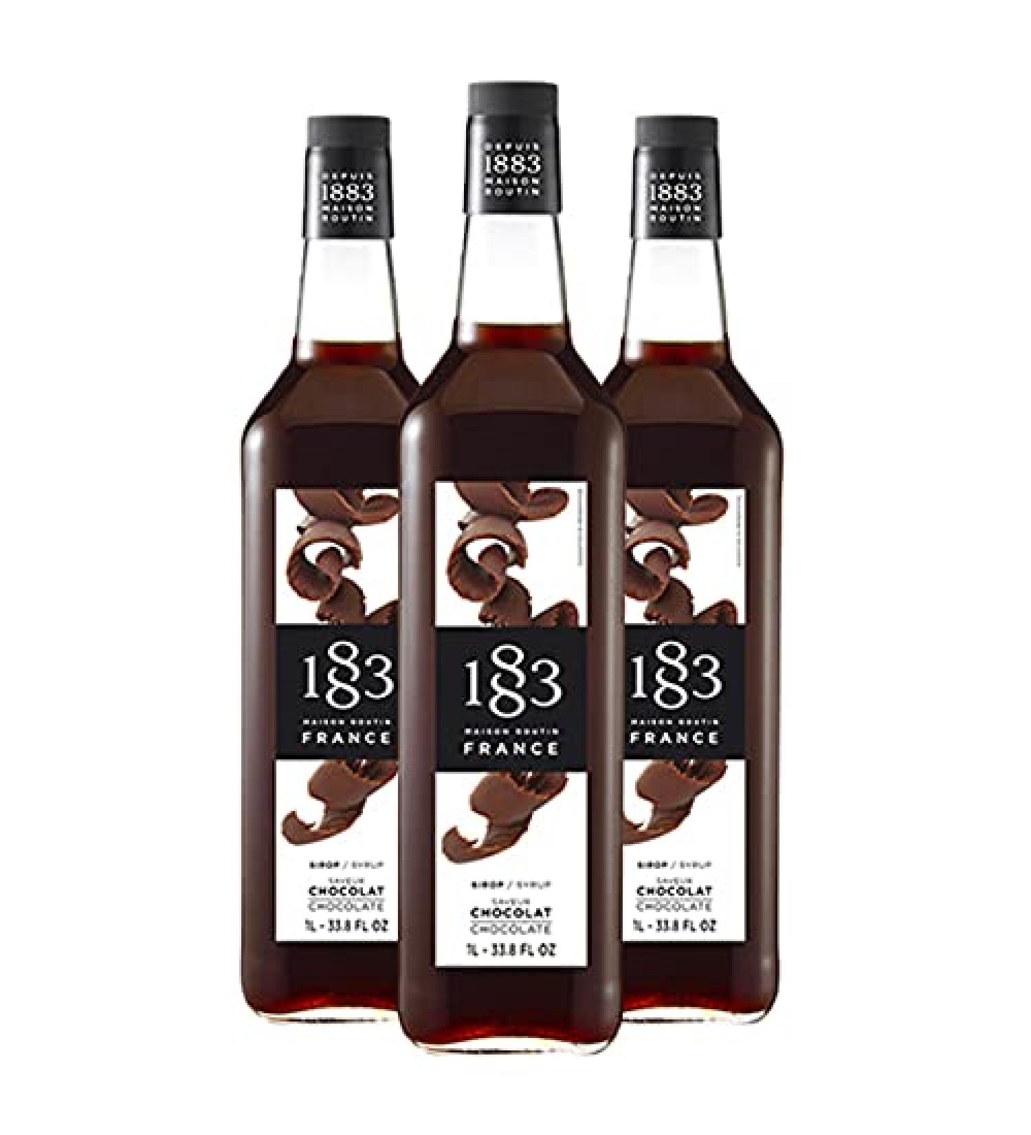 1883 MAISON ROUTIN Maison Routin 1883 Chocolate Syrup 1 Litre Pack of 3