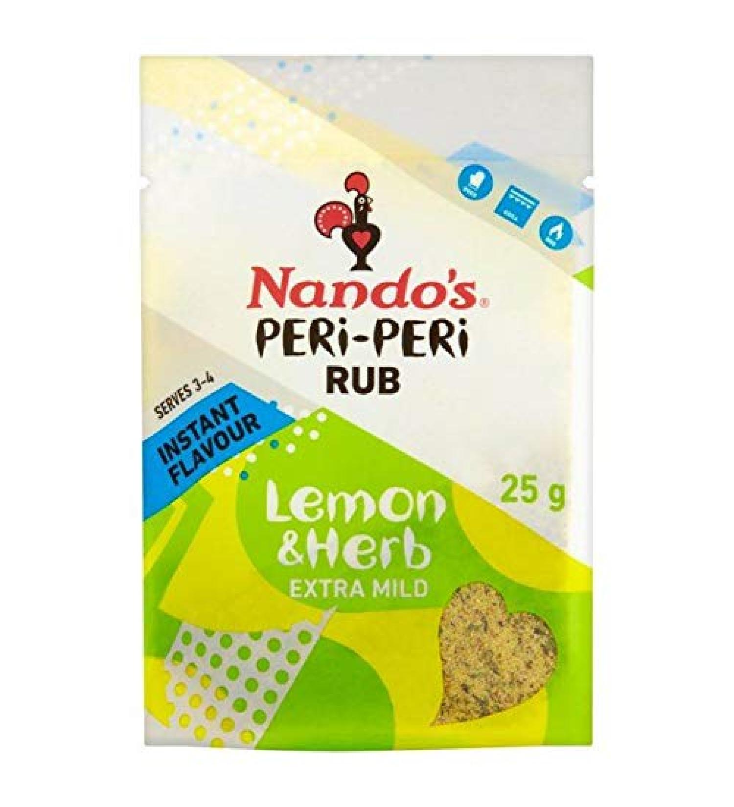 Nando's Nando's Lemon and Herb Seasoning Scrub 25g