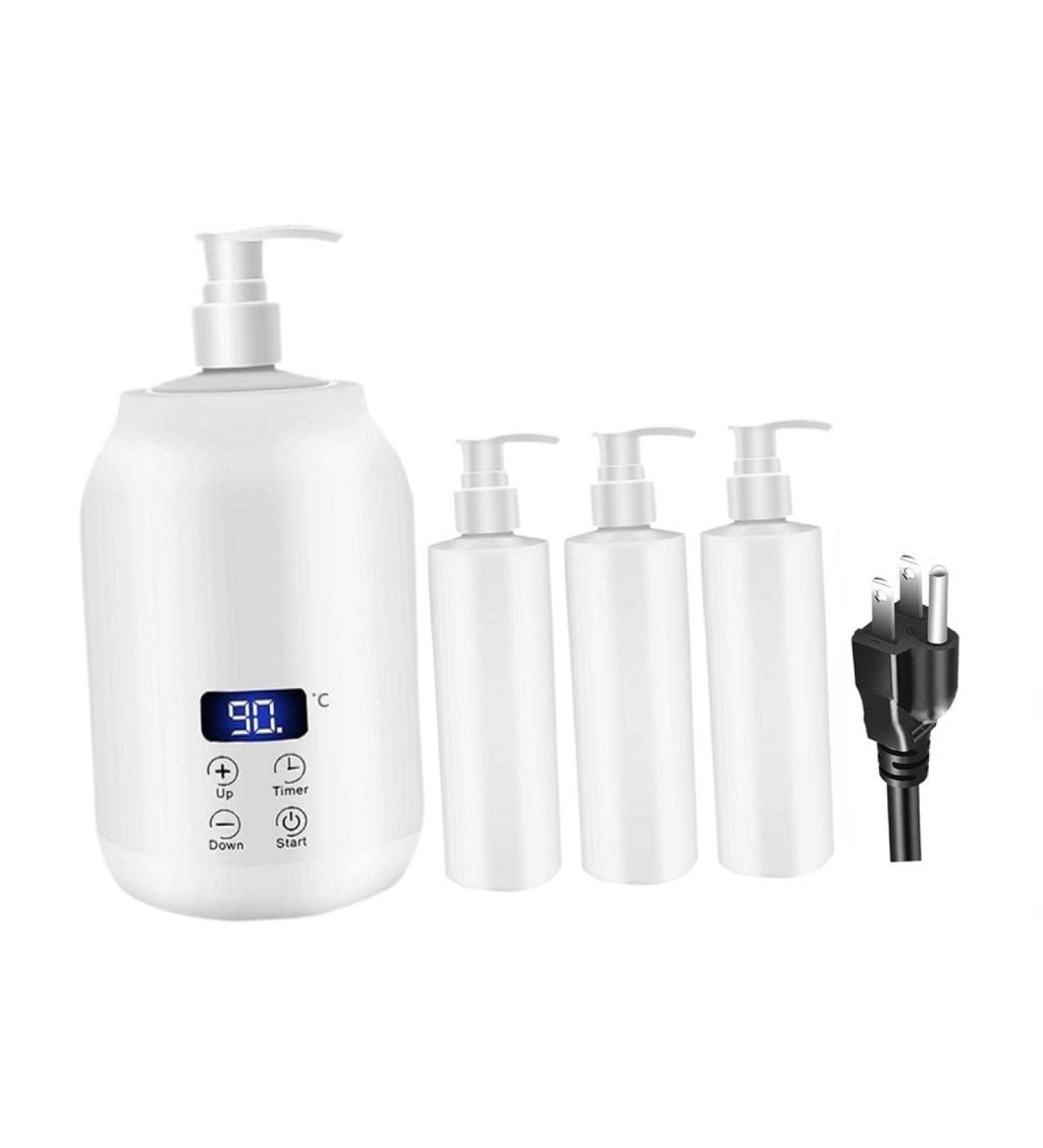 Sleek White Electric Oil Bottle Warmer | International Shipping Available - Buy Online on GoSupps.com