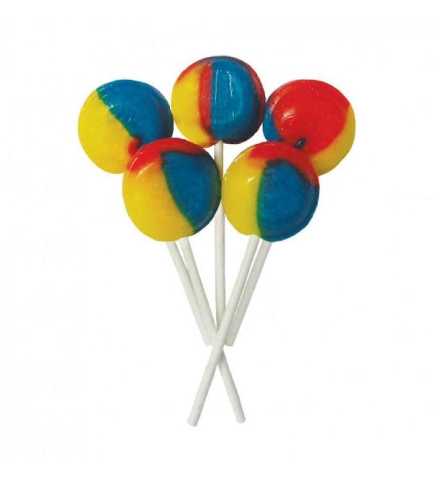 Dobsons Wrapped Tutti Frutti Mega Lollies 475g Sweet Jar