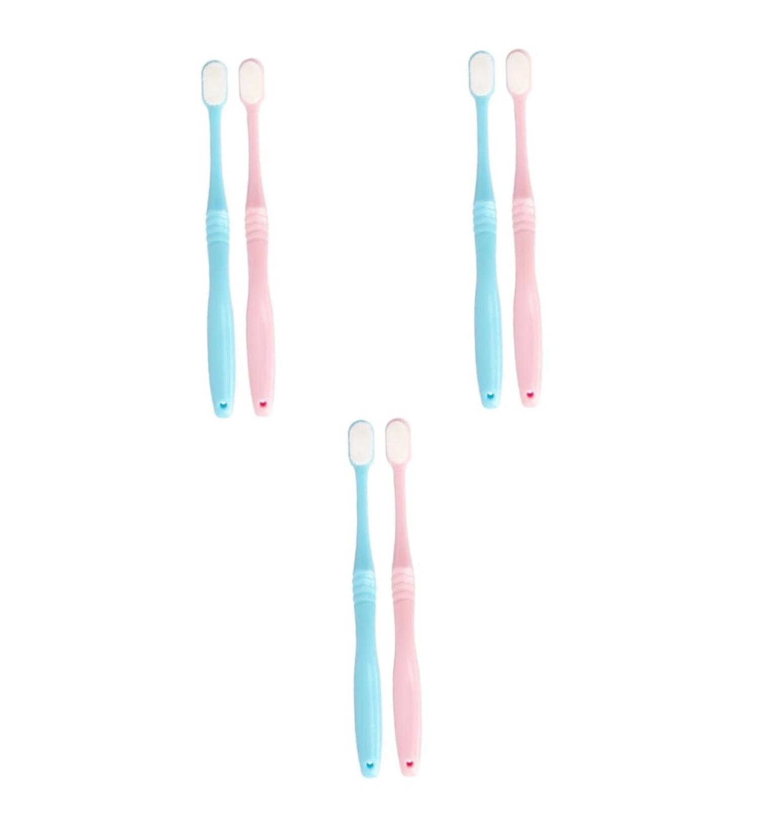 Ultechnovo 6-Pack Ultra Soft Travel Toothbrush for Postnatal Care - Gentle Bristles for Pregnant Women - Buy Online on GoSupps.com
