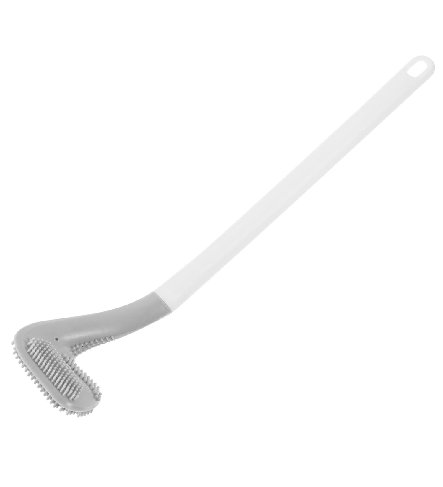 Solustre Golf Toilet Brush - Limestone Remover & Bathroom Cleaning Tool | No Punching White TPR - Buy Online on GoSupps.com