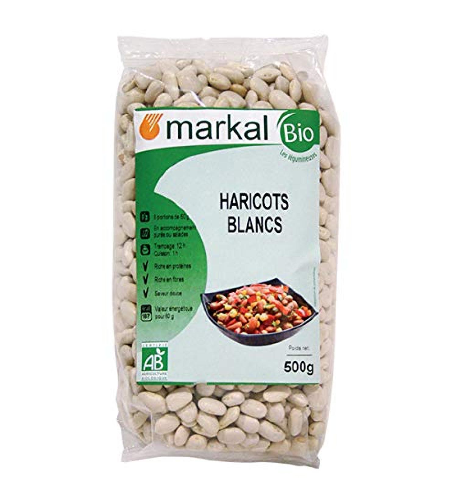 MARKAL - HARICOT BLANC MEDIUM 500G - Buy Online on GoSupps.com