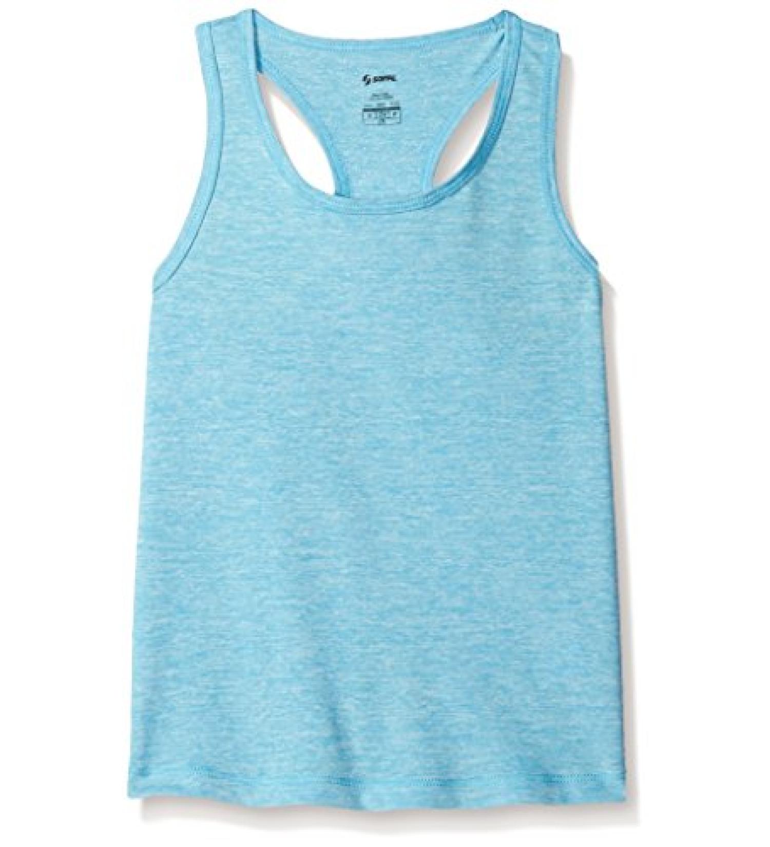 Soffe Big Girls Performance Racer Big Girls X-Large Surf Blue Heather