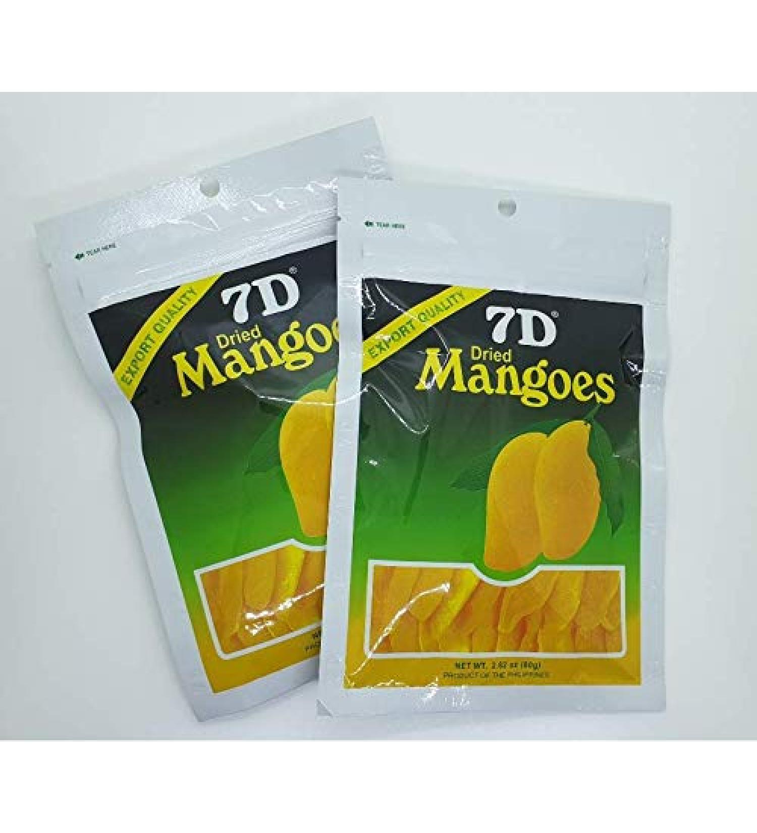 Naturally Delicious 7D Mangoes Tree Ripened Dried Mango 2.82oz (2 Pack) - Exquisite Flavor and Quality - Buy Online on GoSupps.com