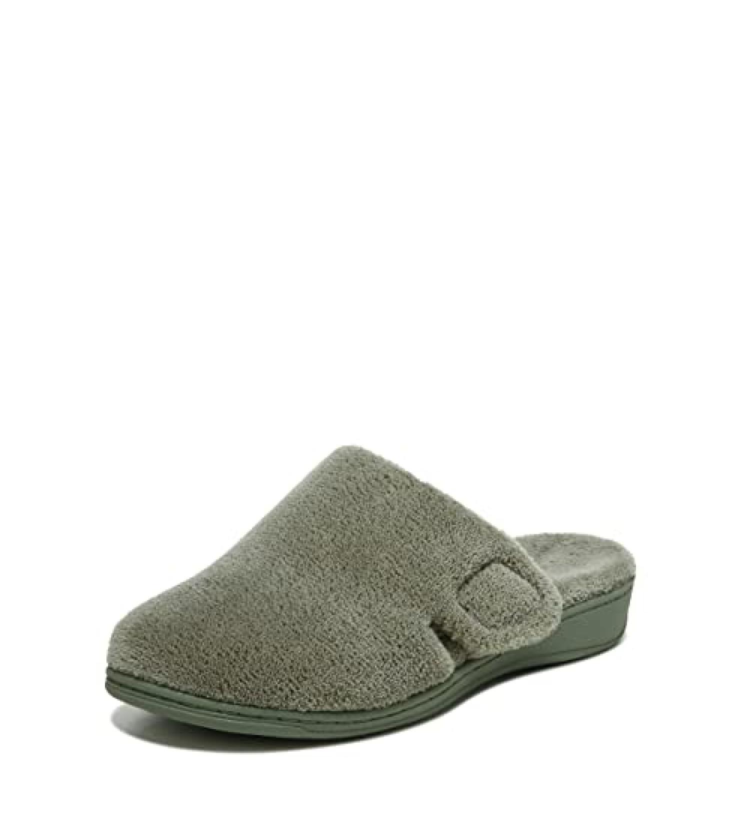 Vionic Women's Gemma 5 Army Green - Stylish and Comfortable Orthotic Slippers - Buy Online on GoSupps.com