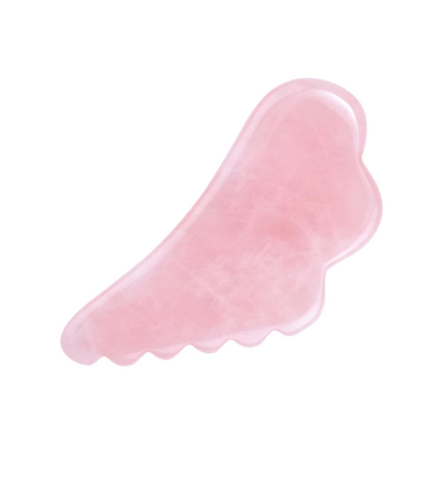 Buy NOLITOY Rose Quartz Gua Sha Wing Scraping Board | Full Body Massager & Face Tools | International Shipping - Buy Online on GoSupps.com
