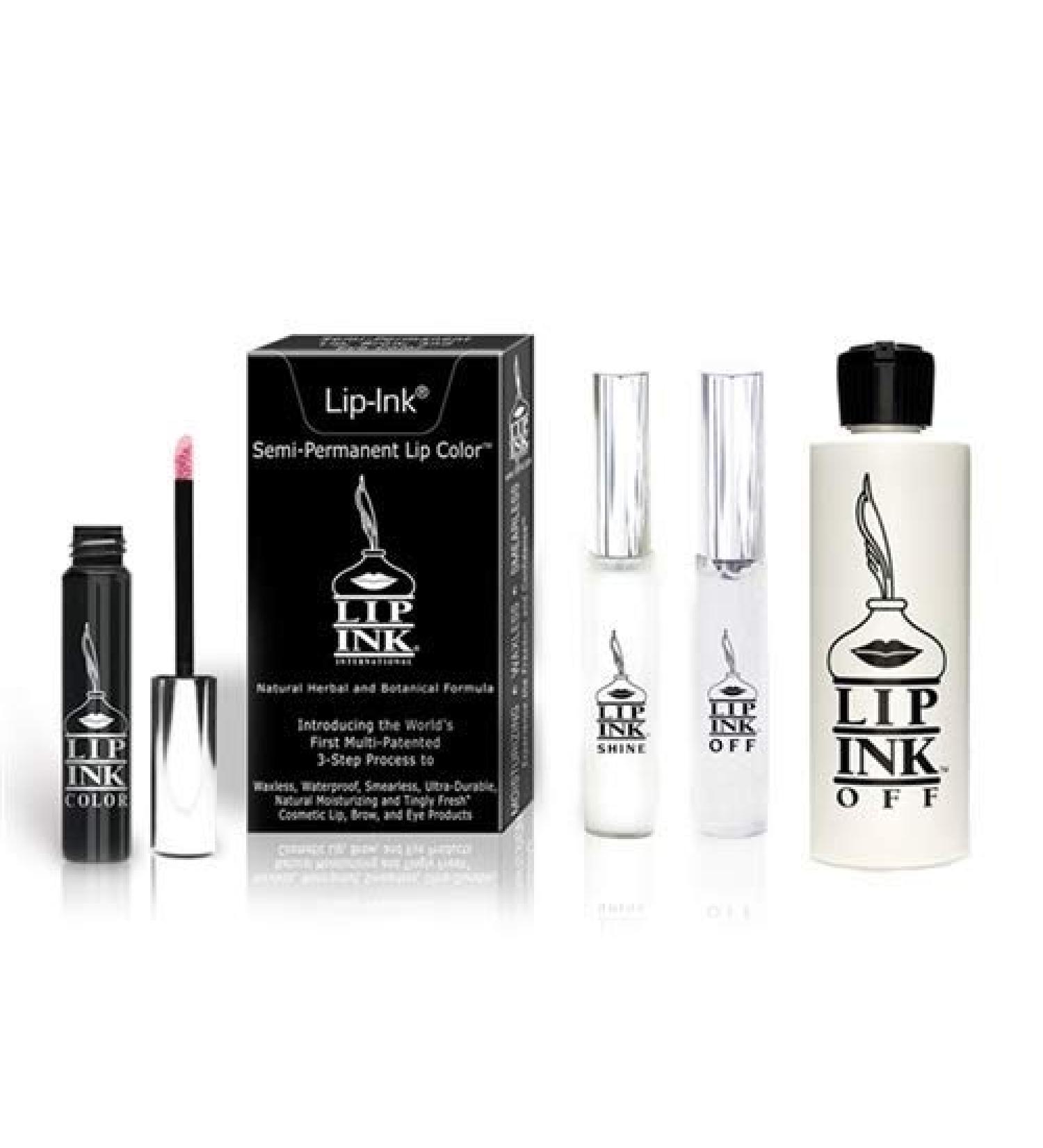LIP INK Liquid Mini Lip Kit - True Mauve | Natural & Organic Makeup for Women by Lip Ink International | 100% Organic Kosher & Vegan