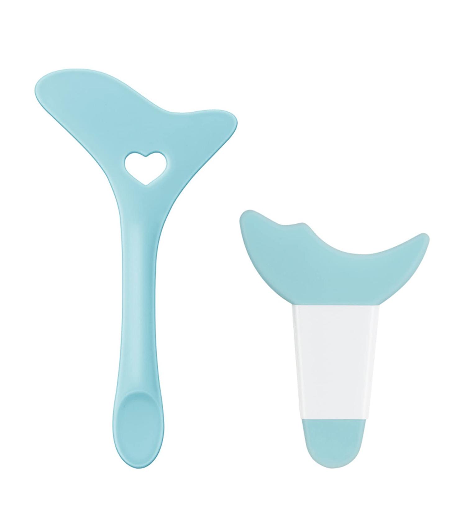 SUMETHING 3-in-1 Reusable Eye Stencils Makeup Tool - Easy Eyelash, Eyeshadow, and Eyeliner Applicator Guide - Ideal for Mascara Brush and Eyelash Grooming - Blue - Buy Online on GoSupps.com