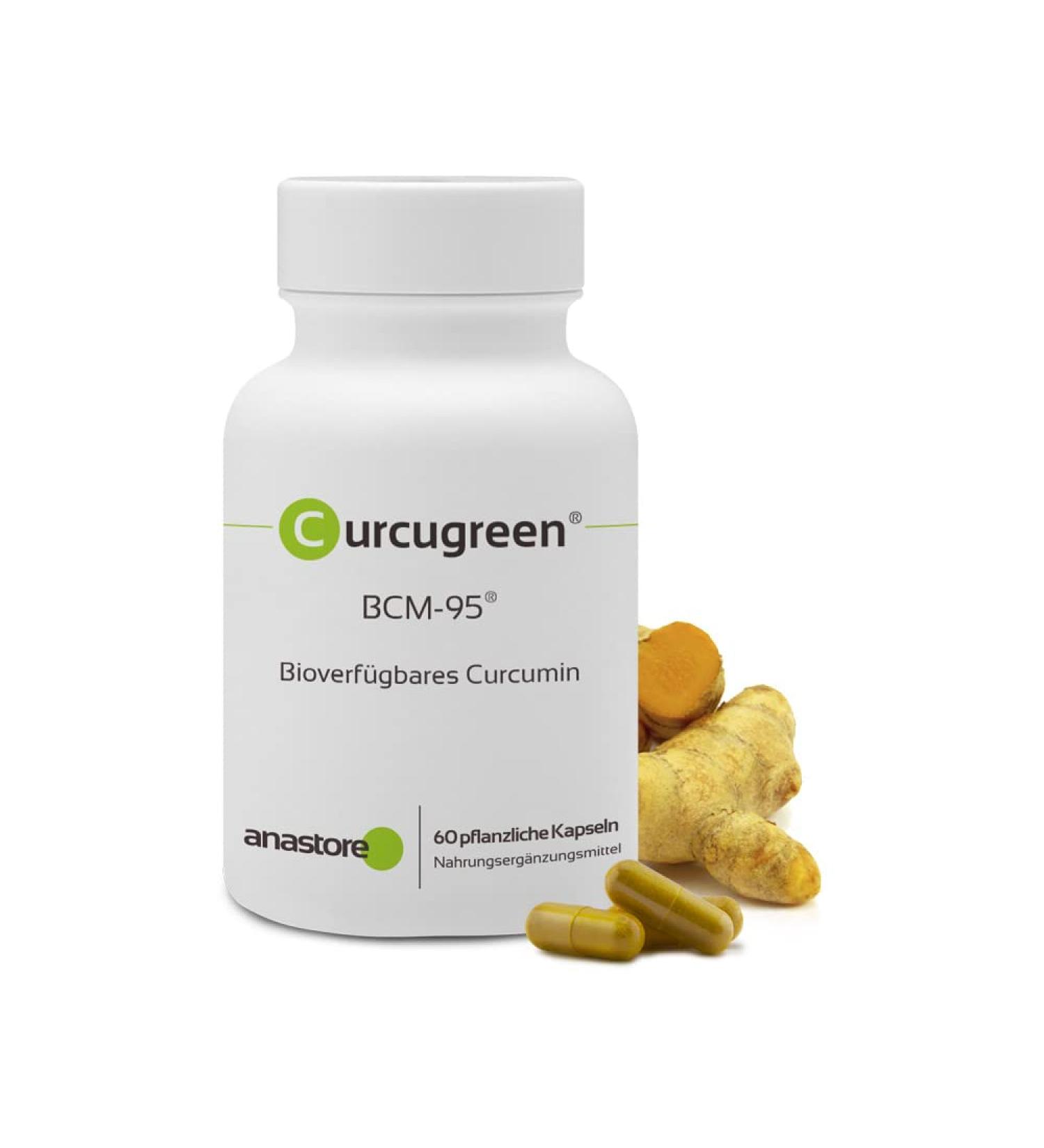 CURCUGREEN Turmeric Capsules 350 mg - 100% Natural Antioxidant for Mental Health & Aging Support | 60 Count - Buy Online on GoSupps.com