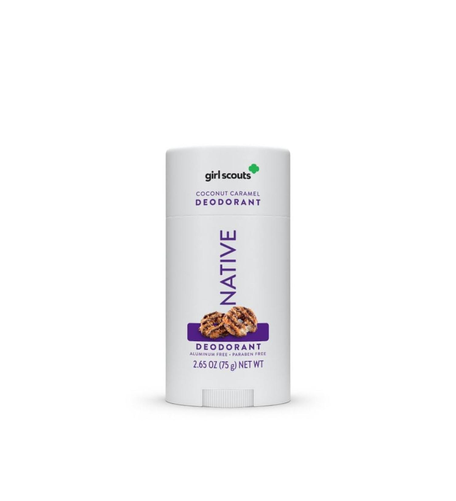 Native Limited Edition Girl Scout Coconut Caramel Cookie Deodorant - 2.65oz 1 Count (Pack of 1) - Buy Online on GoSupps.com