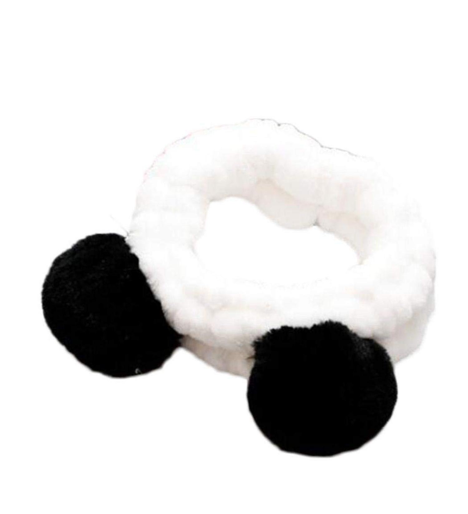Elastic Cute Panda Ear Soft Headband for Women Makeup Shower Washing Face Spa Mask Head Wraps - Buy Online on GoSupps.com