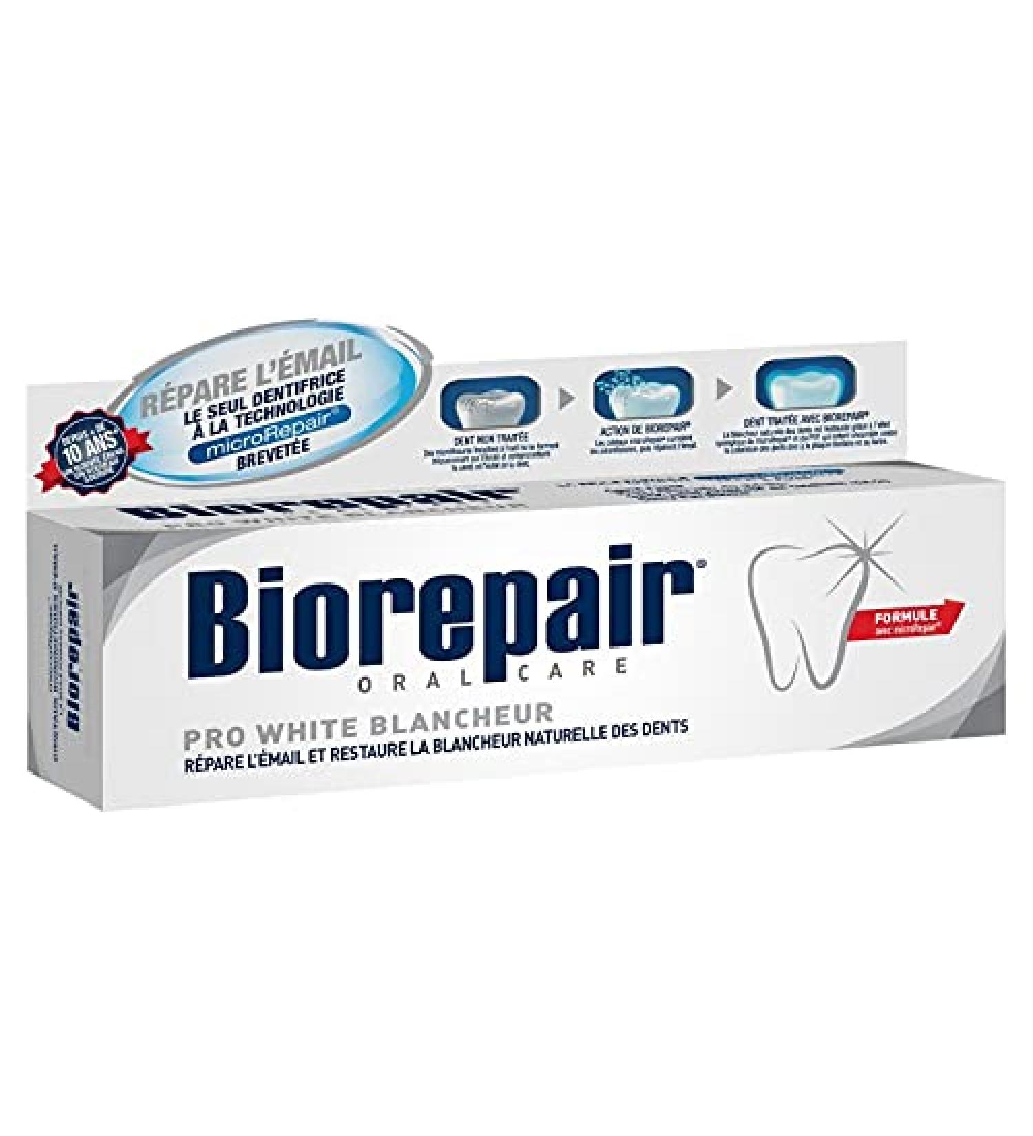 BIOREPAIR - Pro White Toothpaste 75ml - Pack of 3 - Buy Online on GoSupps.com