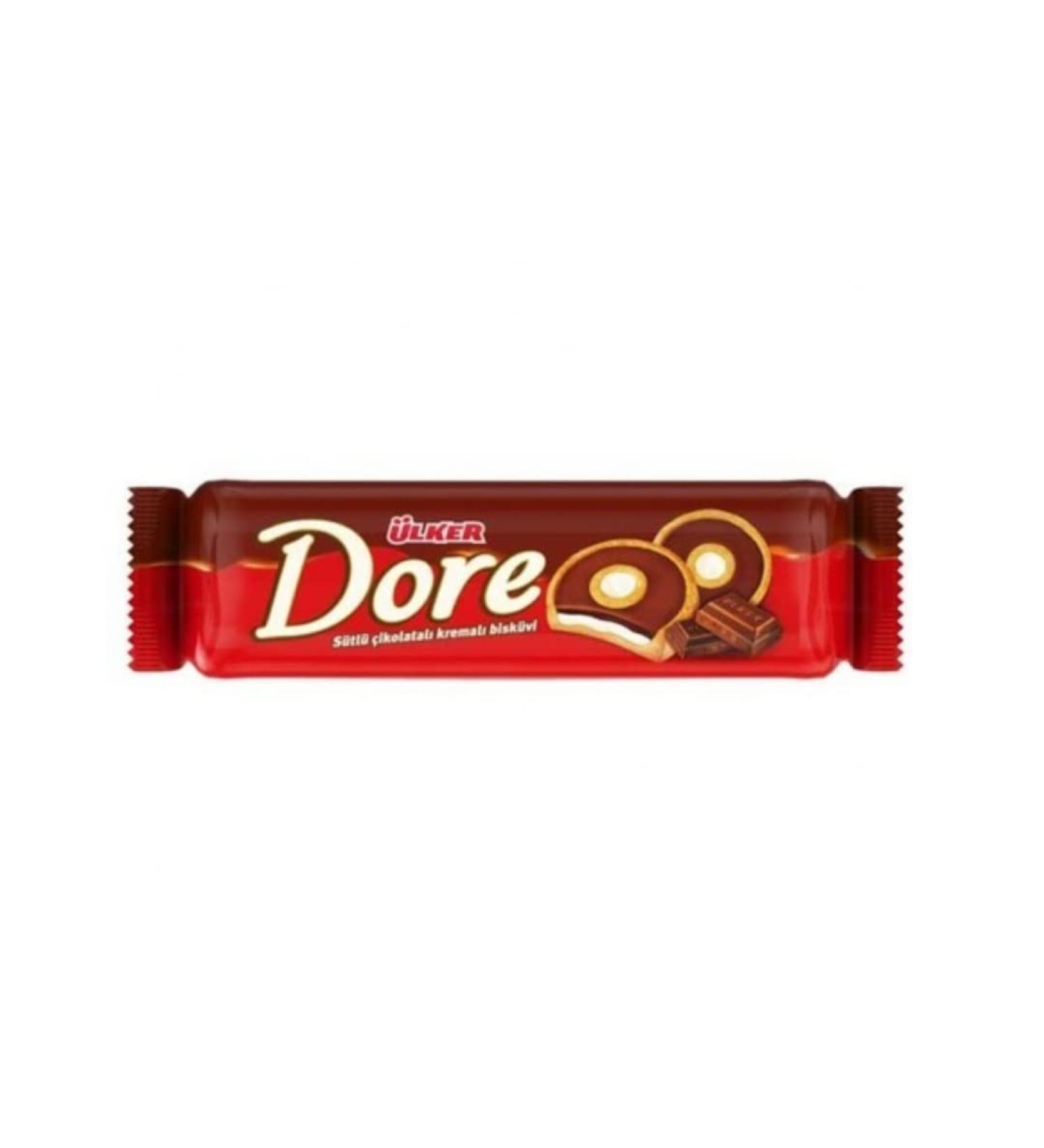 Ulker Dore Cookies With Milk Chocolate 87gr x 30 pack