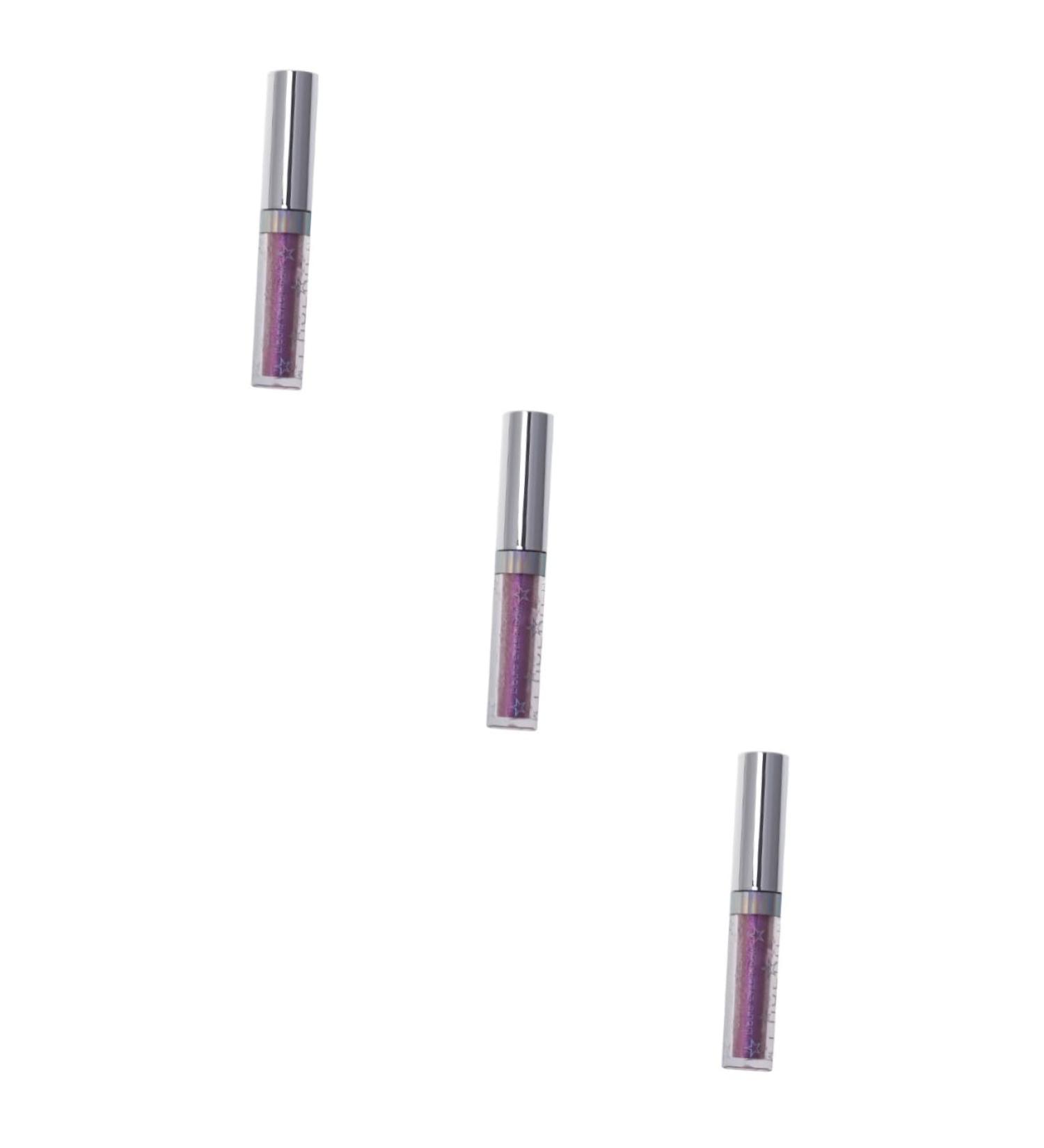 FOMIYES Purple Eyeliner 3pcs Eyeshadow Glitter Liquid Eyeliners Sparkling Eyeliner Glow Eye Powder Eye Shadow Diamond - Buy Online on GoSupps.com