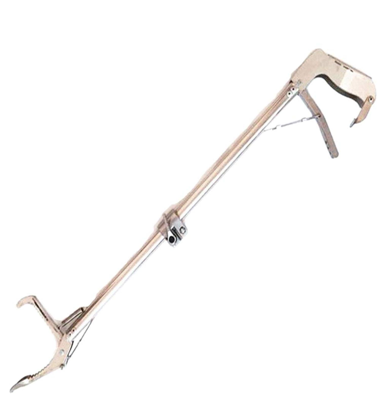 Hundnsney Collapsible Snake Tongs Reptile Catcher Stick Rattlesnake Pick-Up Handling Tool with Wide Jaw - Buy Online on GoSupps.com