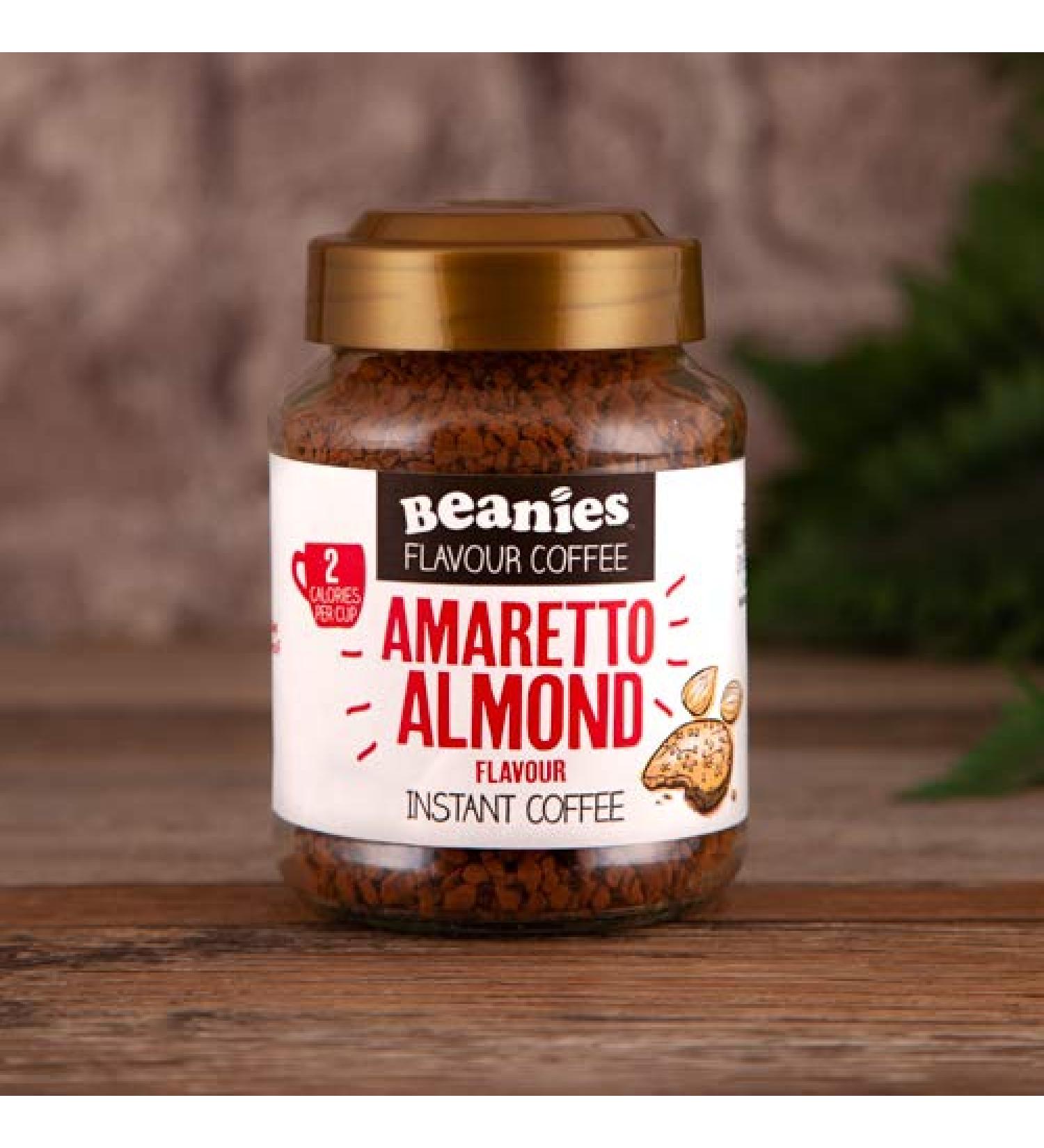 Beanies The Flavour Co Beanies Amaretto Almond Flavored Coffee Pot 50g