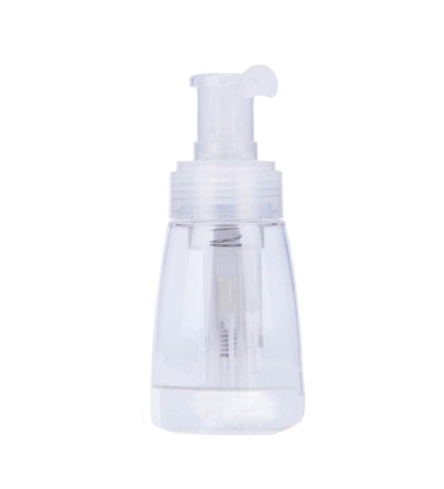 Lawnrden Powder Spray Bottle Dispenser Powder Cosmetics Refillable Bottle Empty Dismountable with Locking Nozzle for Travel Transparent Travel Powder Bottle - Buy Online on GoSupps.com