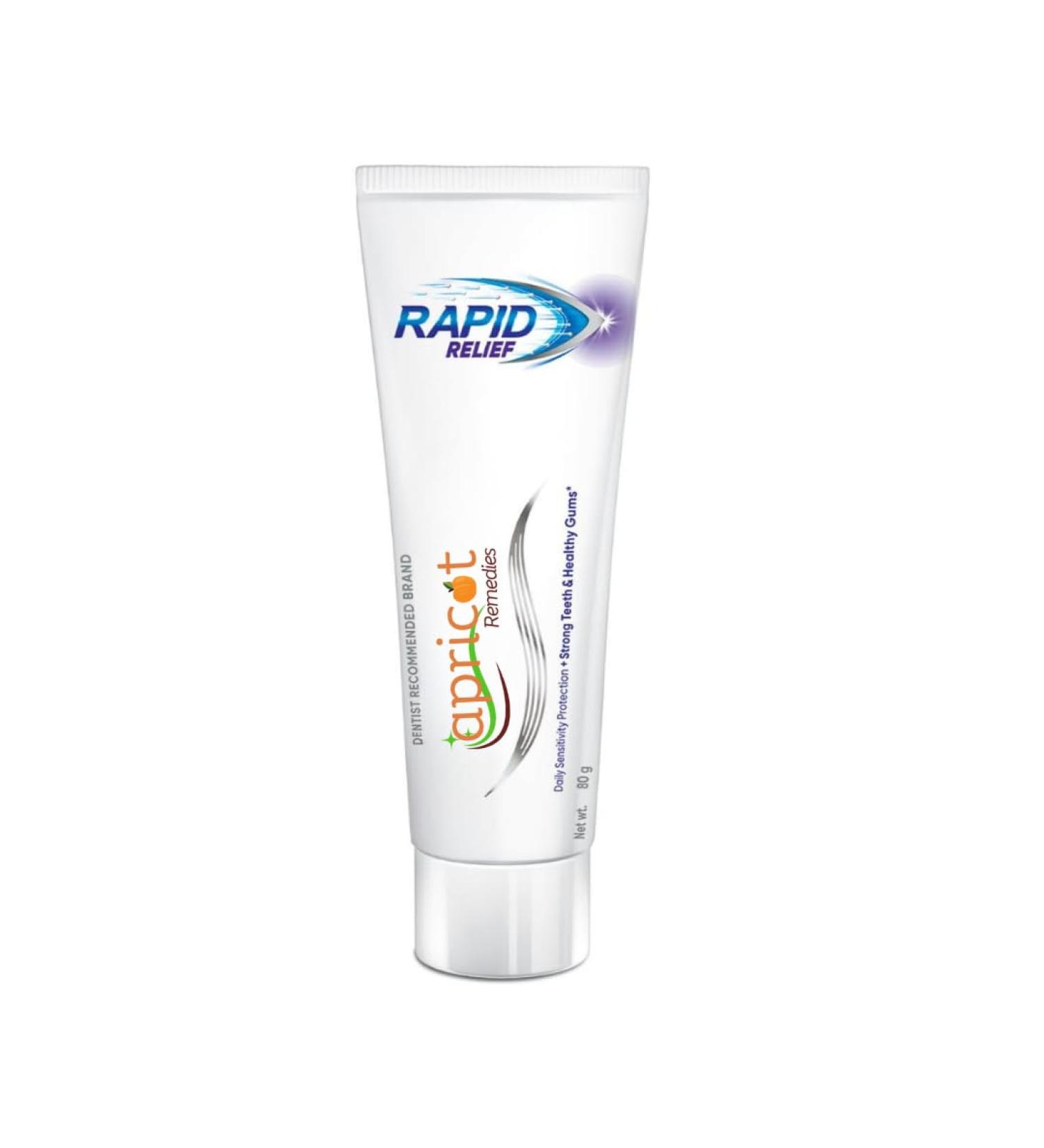 Rapid Relief Toothpaste for Sensitive Teeth 70g Pack of 2 | Fast Acting Sensitivity Care Formula