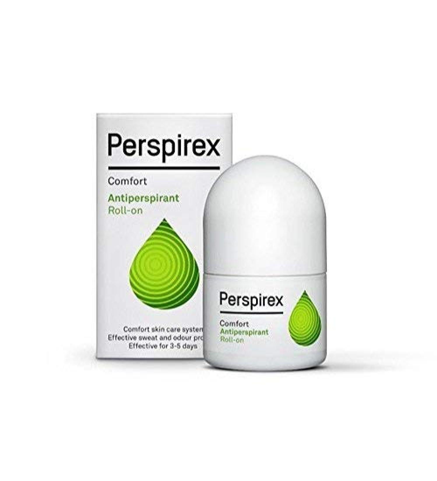 Perspirex Comfort Antiperspirant Roll On 20ml - 2 Pack - Buy Online on GoSupps.com