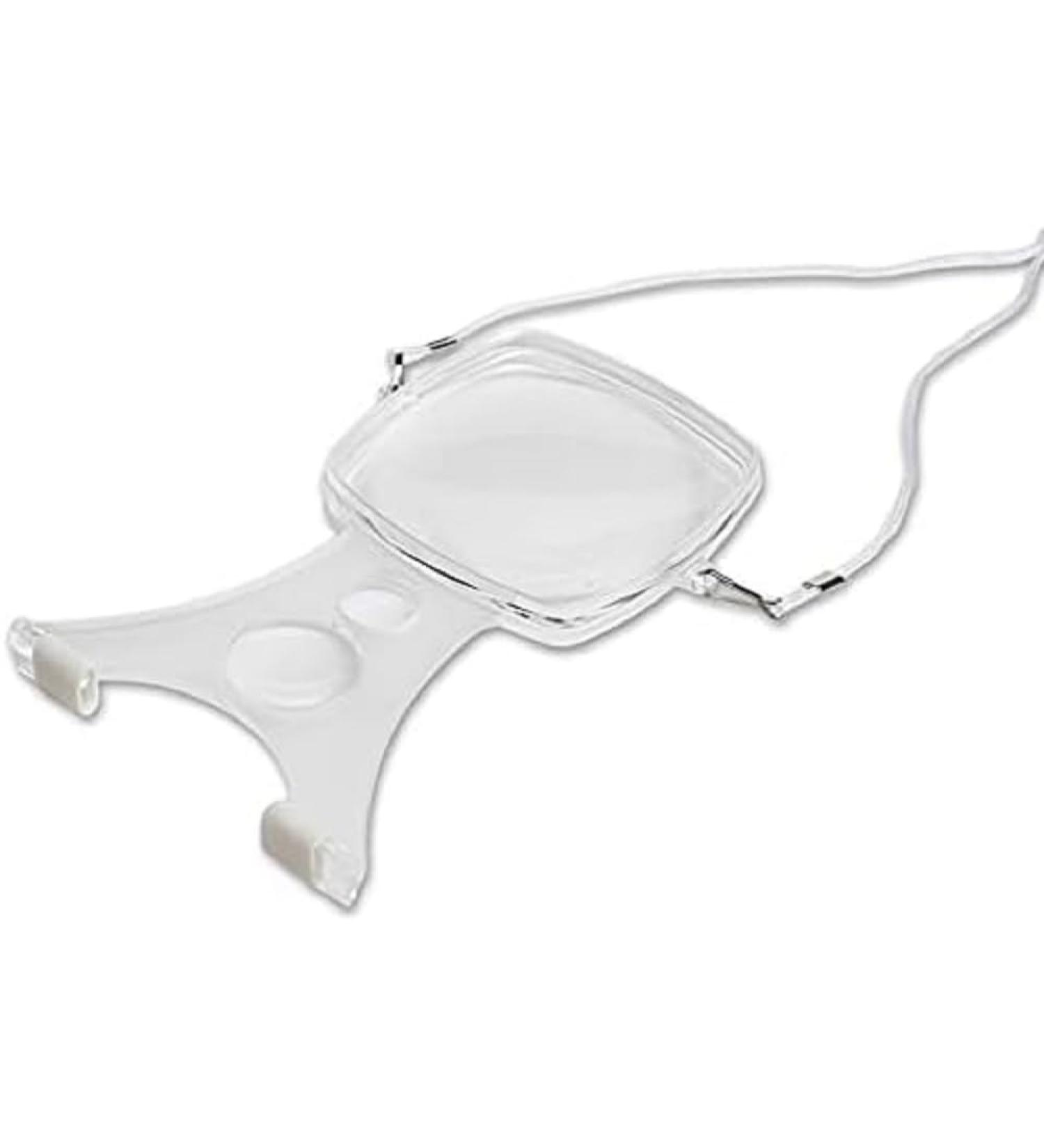 Magnifying glass for hanging magnifying glass 2x magnification white