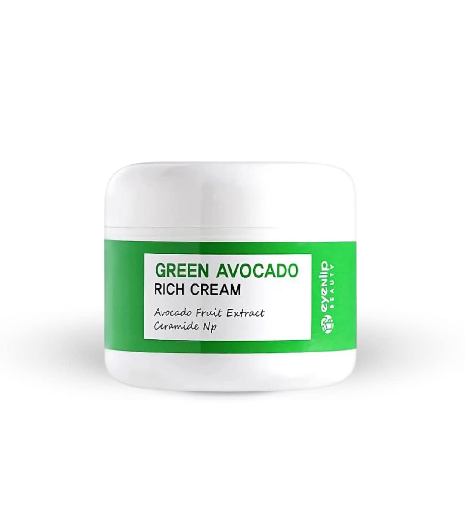 Buy Green Avocado Rich Cream - Nourishing Moisturizer for All Skin Types | International Shipping Available - Buy Online on GoSupps.com
