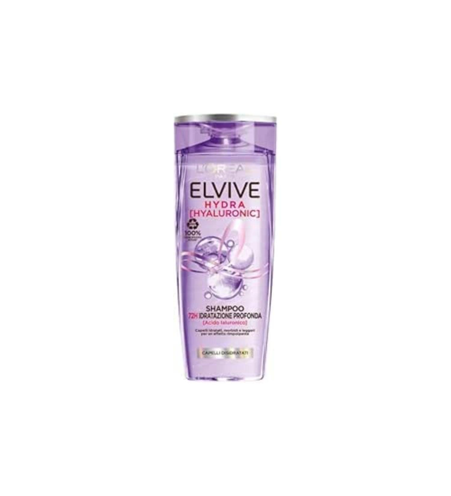 L'Or al Elvive Hydra Hyaluronic Shampoo 72h deep moisture for dehydrated hair 250 ml