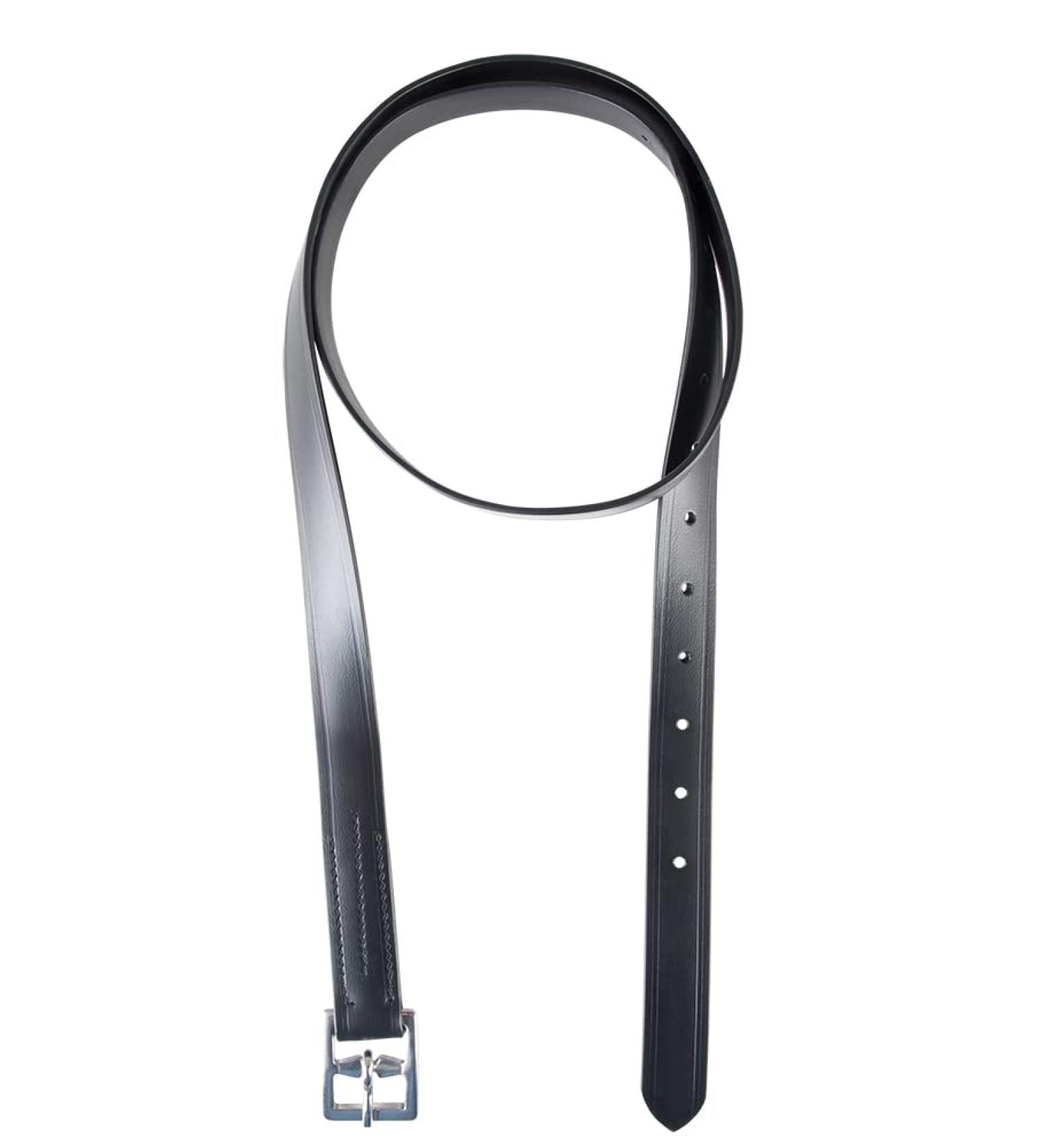 PFIFF 102695 Black Synthetic Stirrup Leathers - 120 cm | Durable Equestrian Gear for International Shipping - Buy Online on GoSupps.com