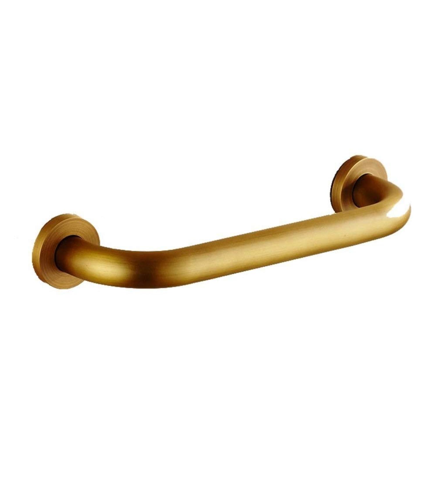 Bathroom Grab Bar Safety Support Rail Safety Non-Slip Full Copper Grab Bar Wall-Mounted Copper Handrail Elderly Bathroom Handle Toilet Dis - Buy Online on GoSupps.com