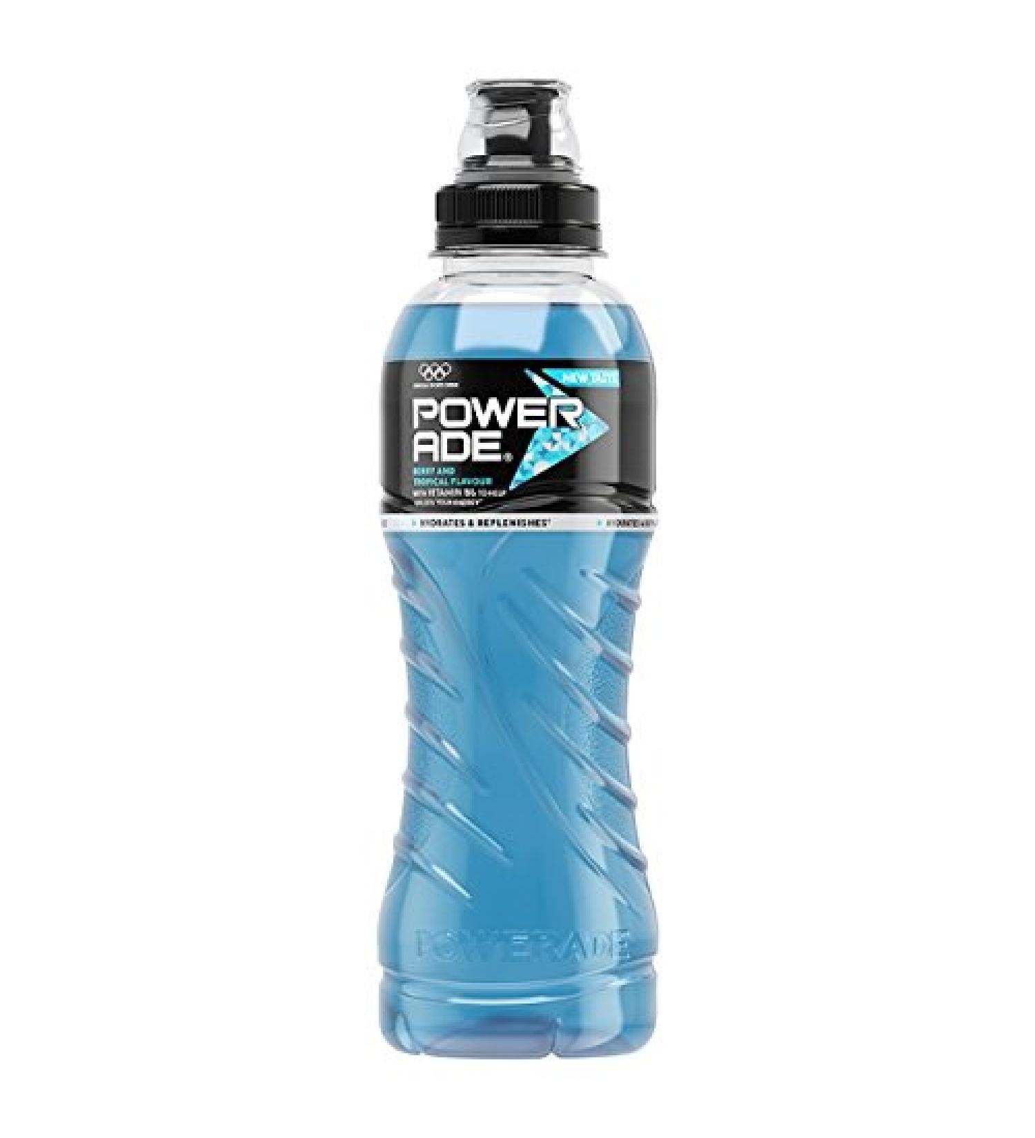 Powerade Berry and Tropical Pack of 12 500ml Bottles